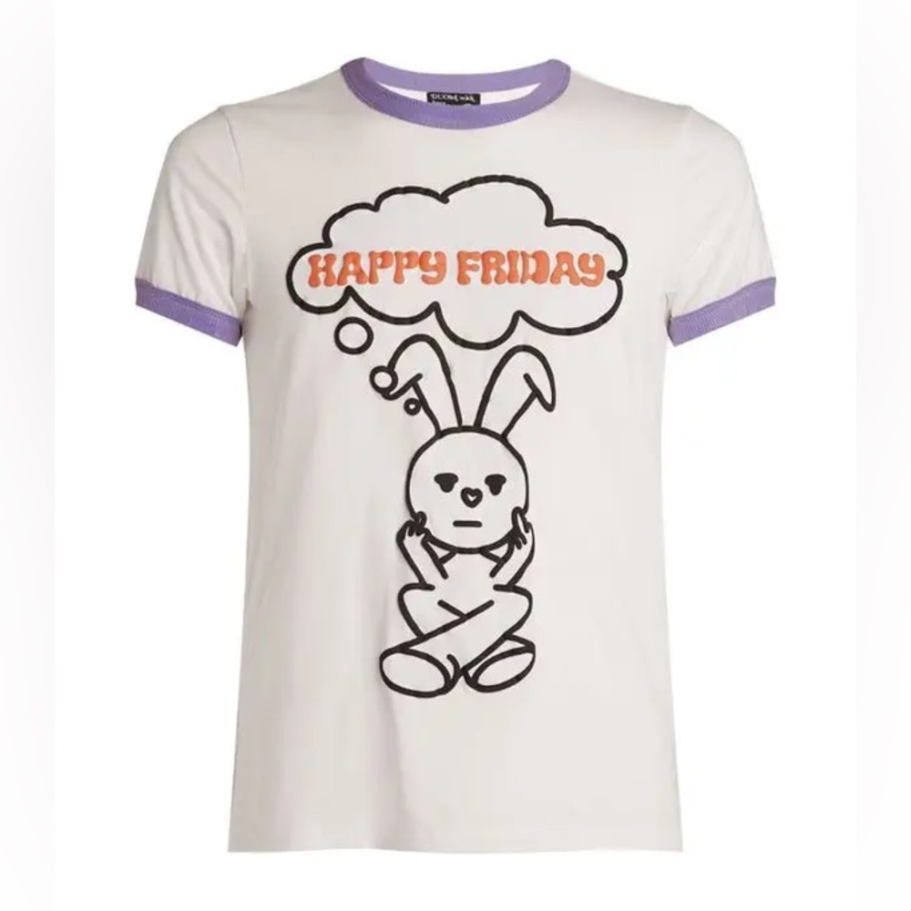 NATASHA ZINKO X Duoltd Happy Friday T-Shirt Sz XS
